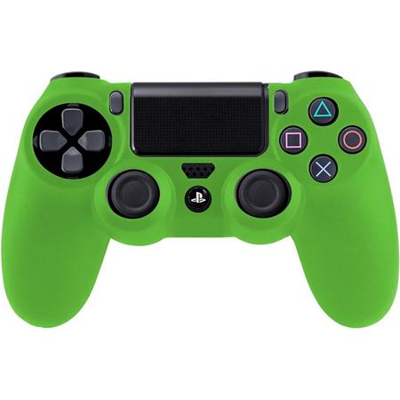 Silicone Hoes / Skin voor Playstation 4 PS4 Controller Groen