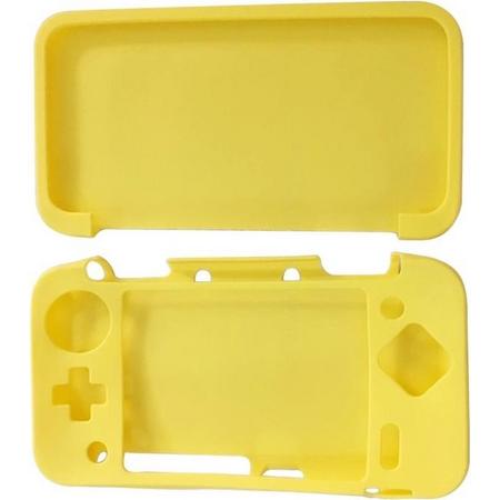 Silicone Bescherm Hoes voor Nintendo 2DS XL Geel