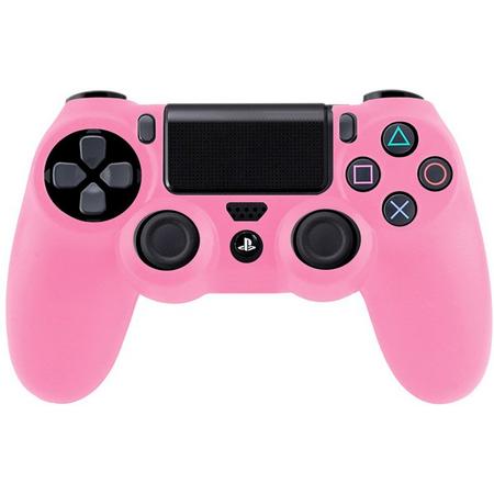 Silicone Hoes / Skin voor Playstation 4 PS4 Controller Roze