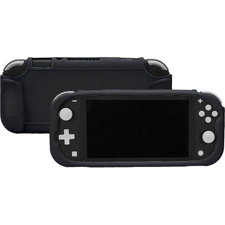 TPU Silicone Bescherm Hoes Grip voor Nintendo Switch Lite - Zwart