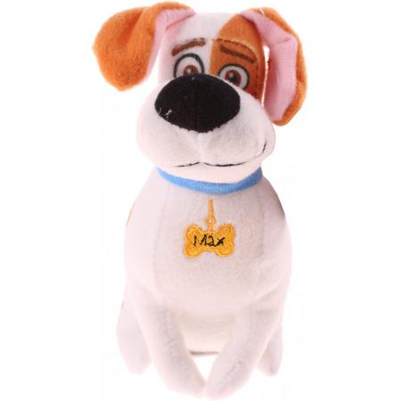 The Secret Life Of Pets Knuffel Max 18 Cm Wit/bruin