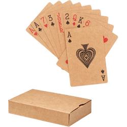 10 Stuks - Speelkaarten van recycled papier - Promopack - Leuk als uitdeelcadeau!