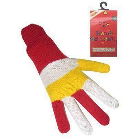 Handschoenen Oeteldonk - One Size - Rood Wit Geel