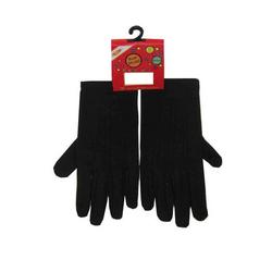Handschoenen katoen kort zwart Maat XL