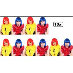 10x Boa brandveilig geel/rood 180cm