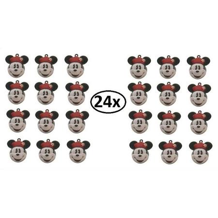 24x Belletjes Mickey mouse