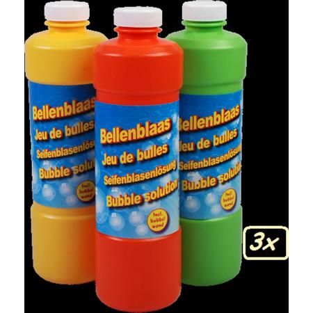 3x Fles Bellenblaas 1 Liter