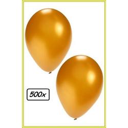 Ballonnen helium 500x goud