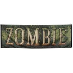 Banner zombie 74cm x 220cm.