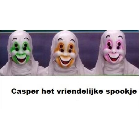 Griezel masker Casper het spookje oranje