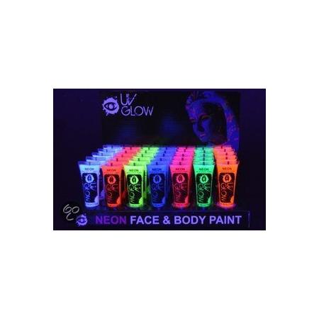 Neon Face & Body Paint 10 ml Paars UV Glow