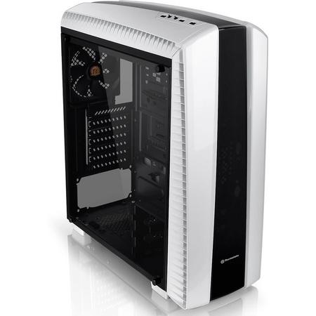 Thermaltake Versa N27 Mid Tower Computer Case with Full Side Window - White