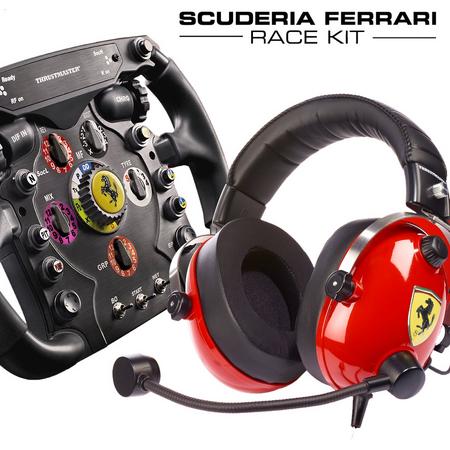 Scuderia Ferrari F1 Racing Wheel - Ferrari F1 Wheel & Ferrari Scuderia Gaming Headset