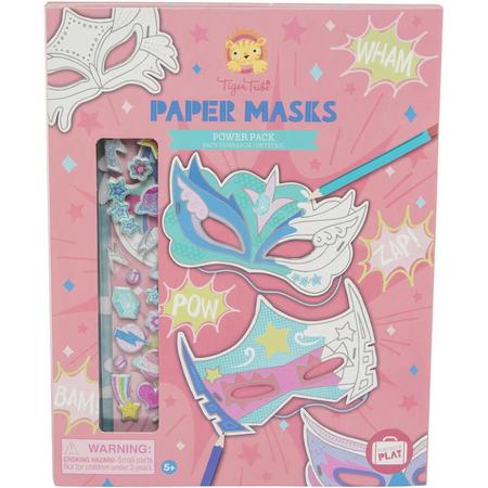 Tiger Tribe Paper Masks - Power Pack