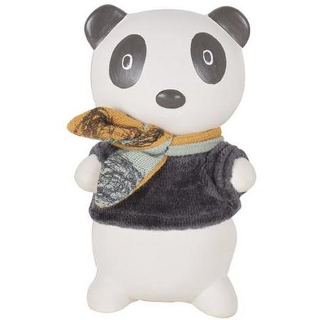 Tikiri Pancha Bijtknuffel: Panda 13 Cm Junior Wit/zwart
