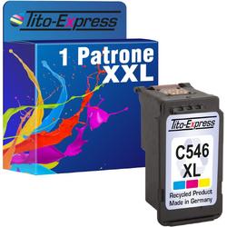 Tito-Express PlatinumSerie 1 Patroon XXL voor Canon CL-546 XL Color PlatinumSerie MG 2550 / MG 2500 Serie / MG 2450 / MG 2400 Serie / MG 2950 / MG 2455 / MG 2555 / IP 2800 / MG 2900