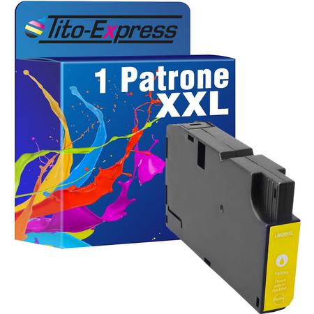 Tito-Express PlatinumSerie PlatinumSerie 1 Cartridge XXL Yellow Compatible voor Lexmark 200 XL 210 XL 14L0199/Lexmark: OfficeEdge Pro 4000/OfficeEdge Pro 5500