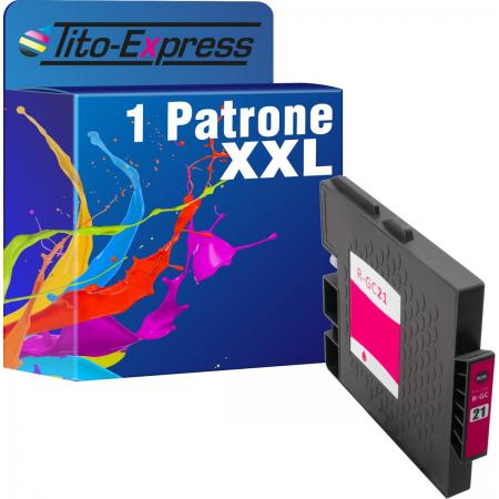 Tito-Express PlatinumSerie PlatinumSerie® 1 cartridge van XXL met Ricoh compatibel magenta GC-21 Lanier: GX 7000 / NRG Gelsprinter GX 2500 / GX 3000 / GX 3000 / GX 3000 SF / GX 3000 SFN / GX 3000 S / GX 3050 SFN / GX 3050 N / GX 5050 N / GX 7000 /