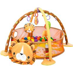 Toddly Leeuw Activity Gym - Verstelbaar Speelkleed / Speelmat met Ballenbak