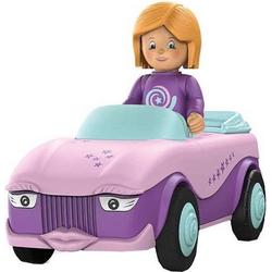 Toddys Speelgoedauto Betty Junior 16 Cm Paars/roze 2-delig