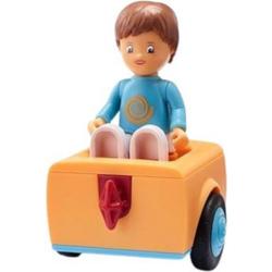 Toddys Speelgoedauto Tussenstuk Adam Addy 6,8 Cm Geel 2-delig