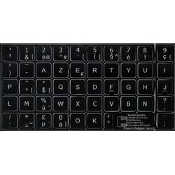 Azerty Keyboard Sticker Belgisch Zwart (14mm X 14mm)