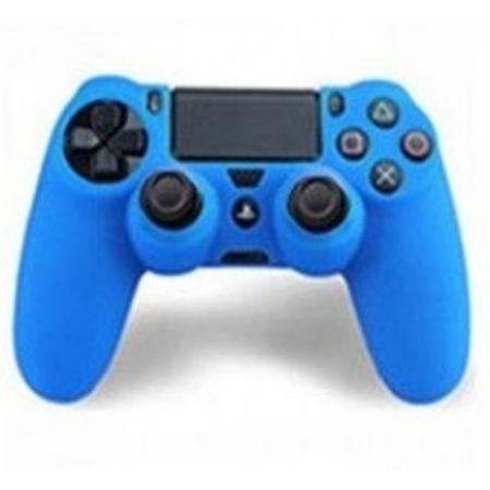 PS4 skin case - PS4 controller siliconen cover blauw
