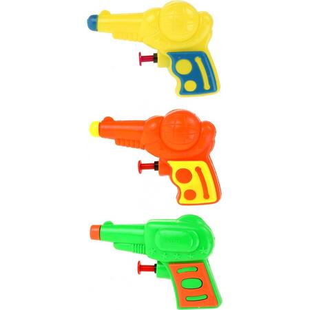 Toi-toys Hydro Super Splash Waterpistolen - 3 Stuks Water Pistooltjes - Groen / Geel / Rood