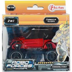 Toi Toys Roboforces Veranderrobot metaal pick-up truck