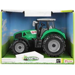 Toi Toys Tractor 19cm frictie groen