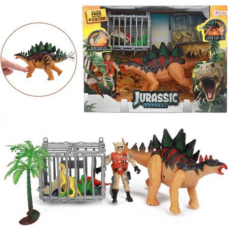 Toi Toys World of Dinosaurs Speelset stegosaurus