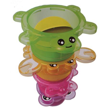 Toi-toys Badspeelgoed Stapeltoren Groene Schildpad 4-delig