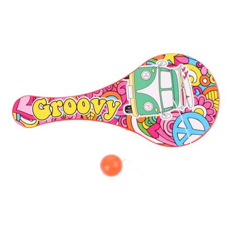 Toi-toys Behendigheidsspel Paddle Ball Hippie 18 Cm