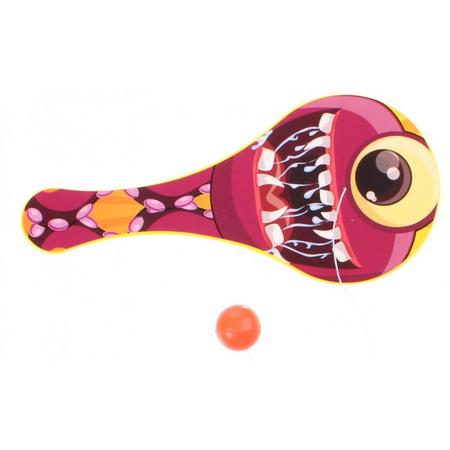 Toi-toys Behendigheidsspel Paddle Ball Monster 18 Cm