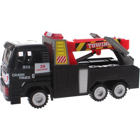 Toi-toys Construction Truck Sleepwagen Zwart 24 Cm