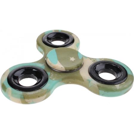 Toi-toys Fidget Spinner Camoprint Groen 8 Cm