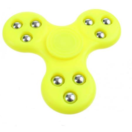 Toi-toys Fidget Spinner Geel 8 Cm