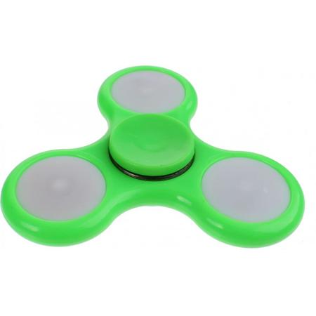 Toi-toys Fidget Spinner Met Lichteffecten Groen 7 Cm