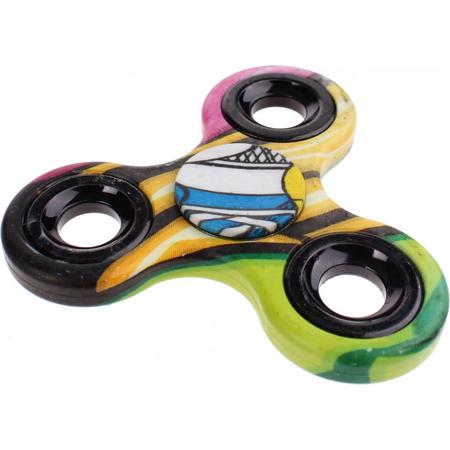 Toi-toys Fidget Spinner Multicolor Print 8 Cm