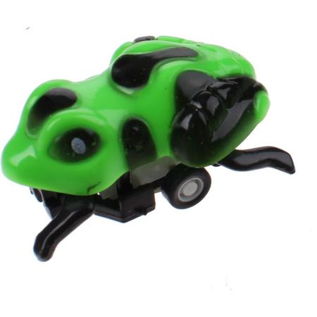 Toi-toys Insectenauto Pull Back Kikker 4,5 Cm Groen/zwart