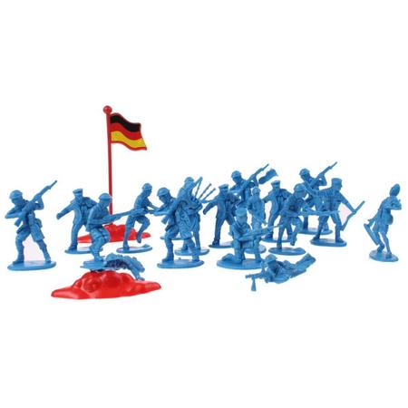 Toi-toys Leger Speelset Duitsland 21- Delig Blauw