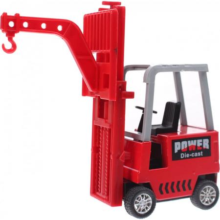 Toi-toys Miniatuur Forklift Die-cast Rood