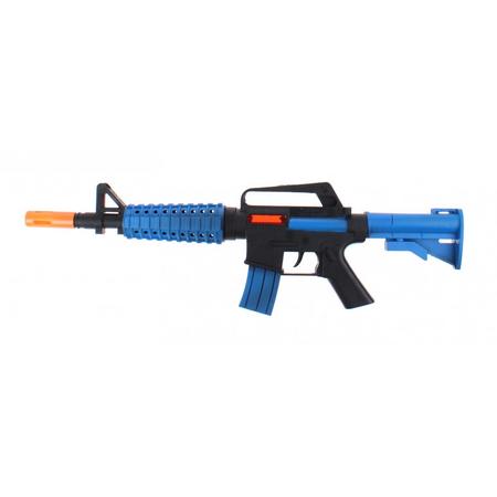 Toi-toys Mitrailleur M4 Met Geluid 48 Cm Blauw/zwart