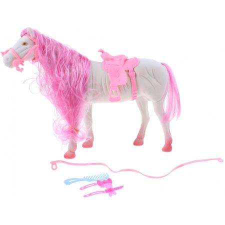 Toi-toys Paard Blauw 28 Cm 5-delig Roze