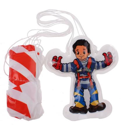 Toi-toys Parachutespringer 10 Cm Blauw/rood