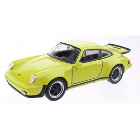 Toi-toys Schaalmodel Porsche 911 Turbo Lime