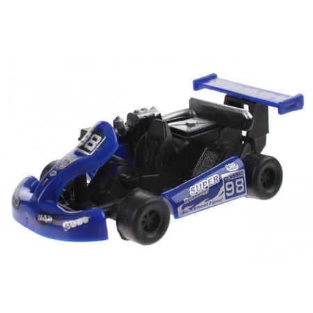 Toi-toys Super Kart 9 X 5 X 3 Cm Blauw