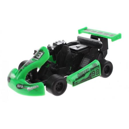 Toi-toys Super Kart 9 X 5 X 3 Cm Groen