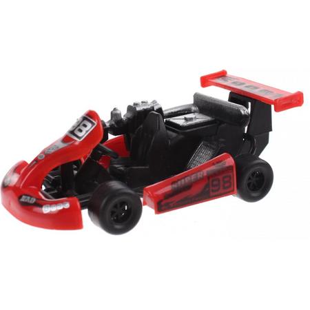 Toi-toys Super Kart 9 X 5 X 3 Cm Rood