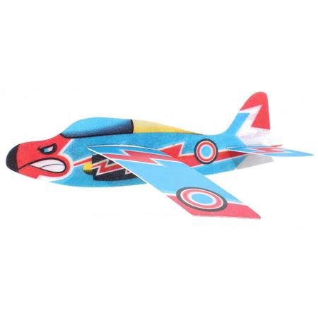 Toi-toys Werpvliegtuig Air Hawk 44 Cm Foam 3-delig Blauw